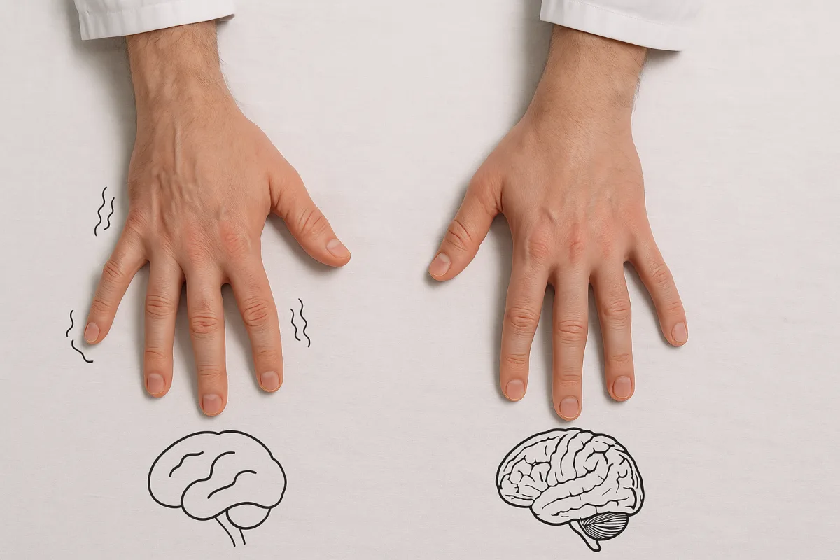 Qual è la differenza tra tremore fisiologico e patologico? Gli indizi per capirlo subito