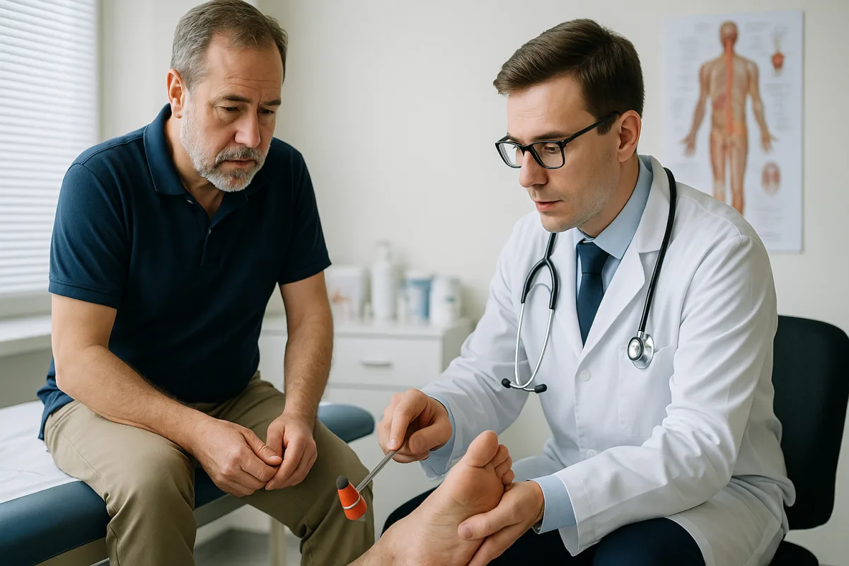 Segni precoci di neuropatia diabetica: come il neurologo individua i cambiamenti prima dei sintomi gravi