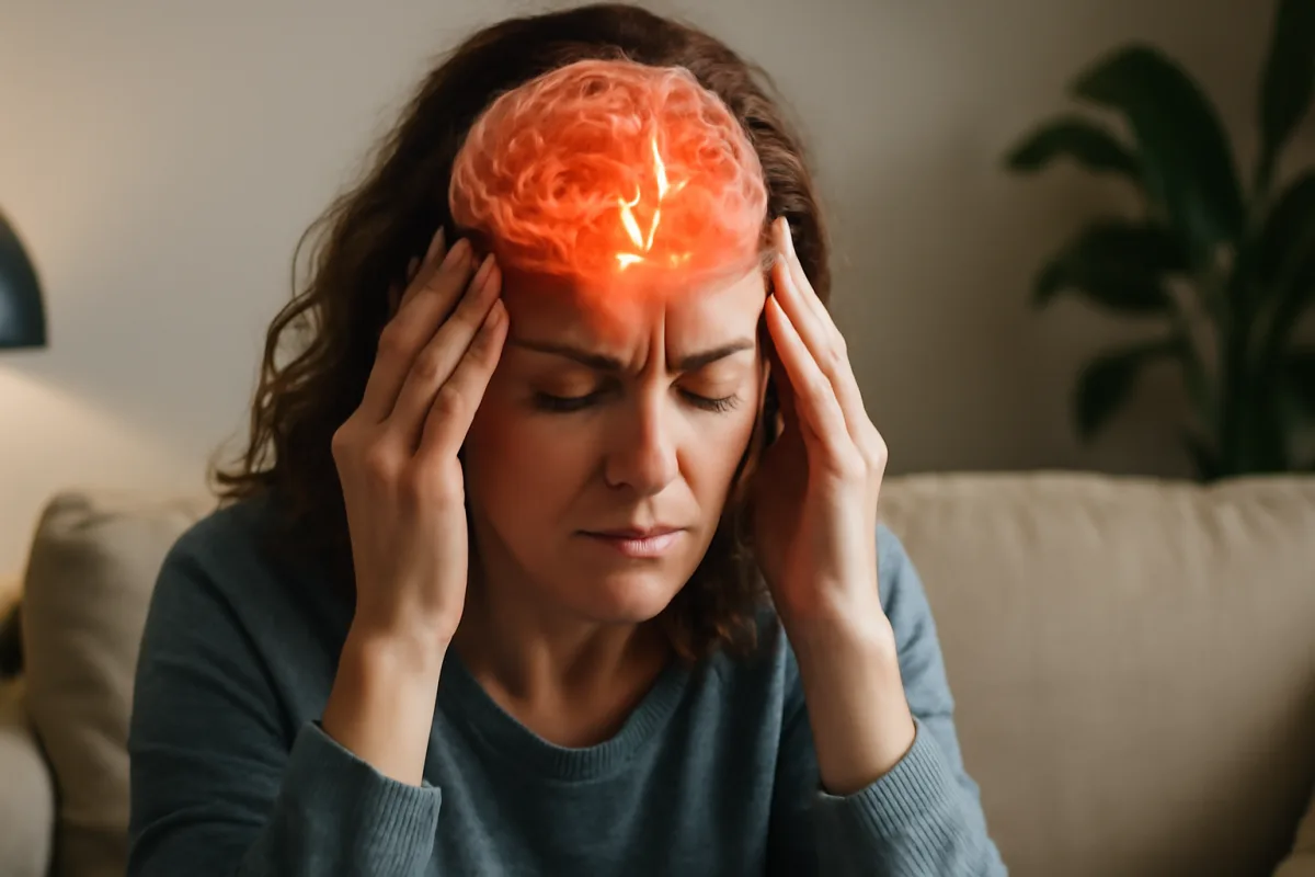 Infiammazione cerebrale e mal di testa: il segnale che si scambia spesso per emicrania