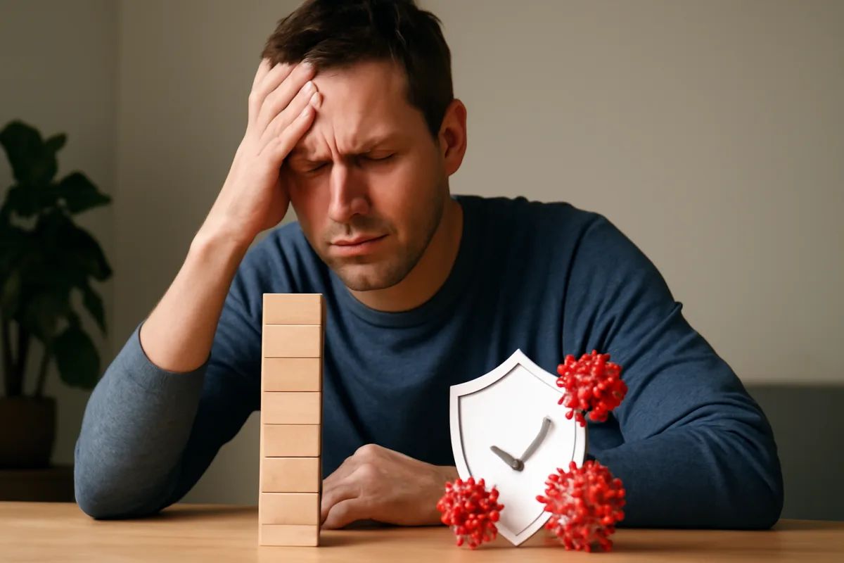Cortisolo alto e sistema immunitario: l'effetto che si accumula senza accorgersene
