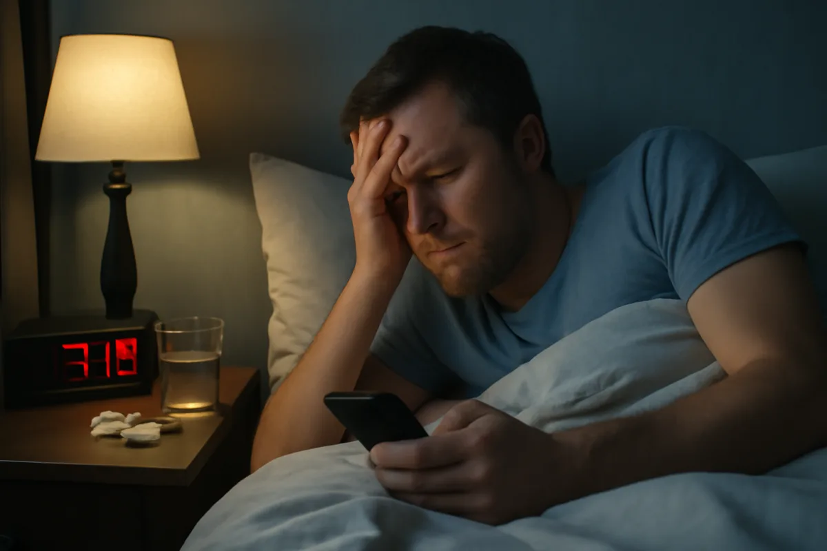 Igiene del sonno negli adulti: gli errori notturni che sabotano il recupero mentale